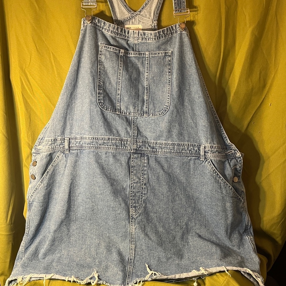 ASOS Denim Overalls Dress